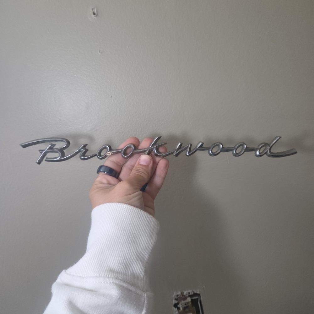 Vintage 1959 CHEVROLET BROOKWOOD WAGON QUARTER PANEL TRIM